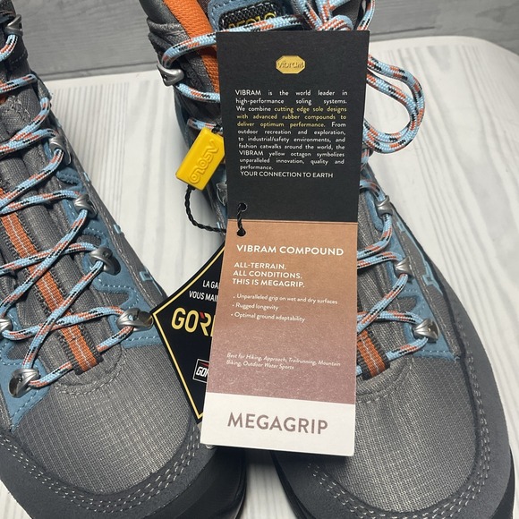 Asolo Women's Falcon GV Hiking Boots Sz 7.5 Gore-Tex Gray Stone NWT Vibram Trail - Picture 6 of 7